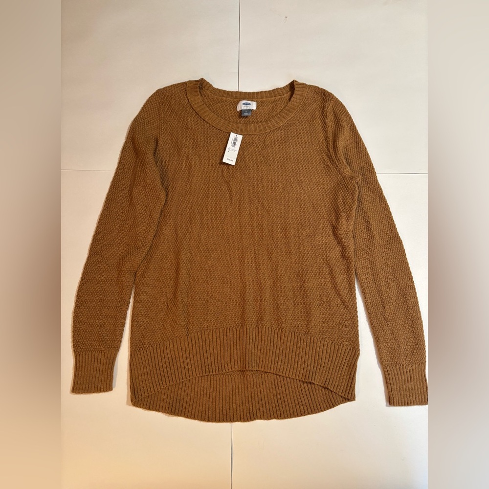 NWT Brown Old Navy Knitted Sweater Medium
